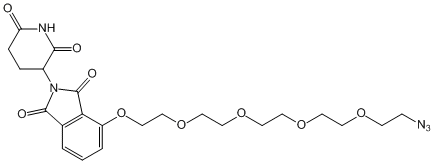 Thalidomide-O-PEG4-N3(图1)