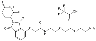 Thalidomide-O-amido-PEG2-NH2.TFA(图1)