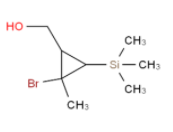 2-bromo-2-methyl-3-(trimethylsilyl)-Cyclopropanemethanol(图1)