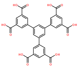  4,4-苯-1,3,5-苯-1,3,5-苯甲酸(图1)