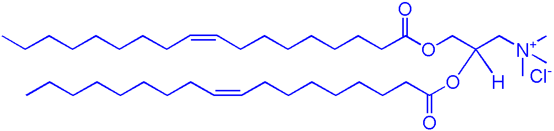 132172-61-3，DOTAP（1,2-dioleoyl-3-trimethylammonium-propane (chloride salt)）(图1)