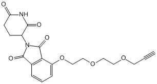 Thalidomide-O-PEG2-Propargyl(图1)