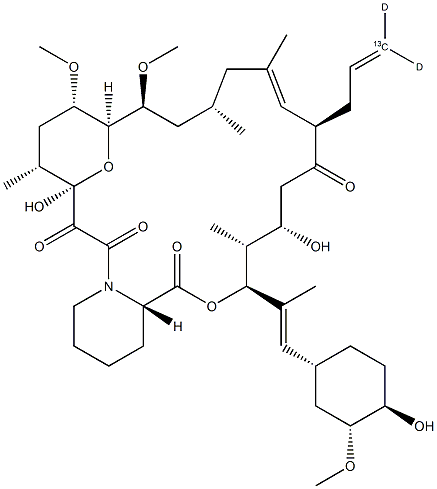 「同位素标记抑制剂」CAS:1356841-89-8|Tacrolimus-13C,d2