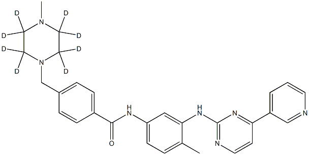 「同位素标记抑制剂」CAS:1092942-82-9|Imatinib-d8