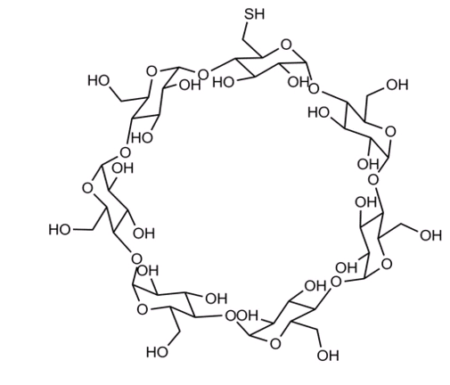 Cyclodetrin-β-SH，精基-β-环糊(图1)